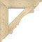 Ekena Millwork Balboa Traditional Rough Sawn Bracket w/ Offset Brace, Douglas Fir, 8"W x 32"D x 32"H BKT0806X32X32BOA01RDF - alternate 4